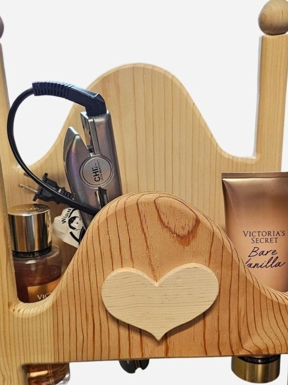 Wooden Heart Organizer